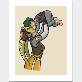 Born to Fly—Hera and Jacen Syndulla Posters and Art